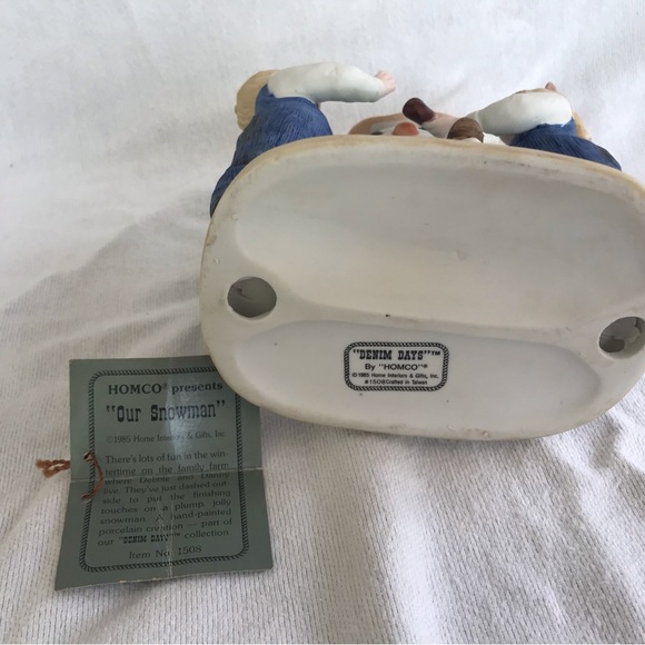 Denim Days - “Our Snowman” - Figurine - Picture 3 of 9